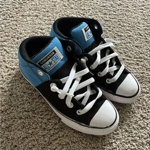 NWT Converse Kids' Black and Blue Sneakers